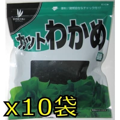 カットわかめ磯 中国産 100gx10入